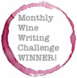 Monthly wine writing challenge winner